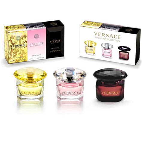 versace miniature gift set.